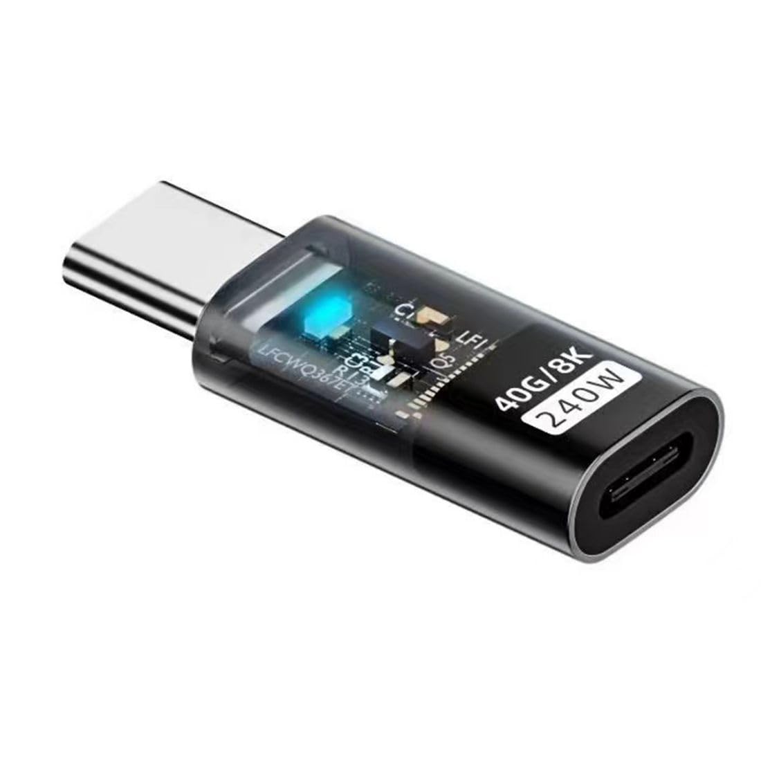 Choice 009 U Shape PD240W USB C Adapter 8K@60Hz 80Gbps 180 Degree USB C Female To Male Adapter Connector Fo P 1080495468