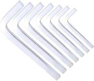 7-Piece Square Head Wrench Set - L-Shaped Chrome Vanadium Steel Tools 3-10mm