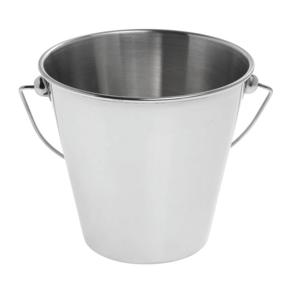 American Metalcraft SSP43 Pails, 5.125" Length x 5.125" Width, Silver