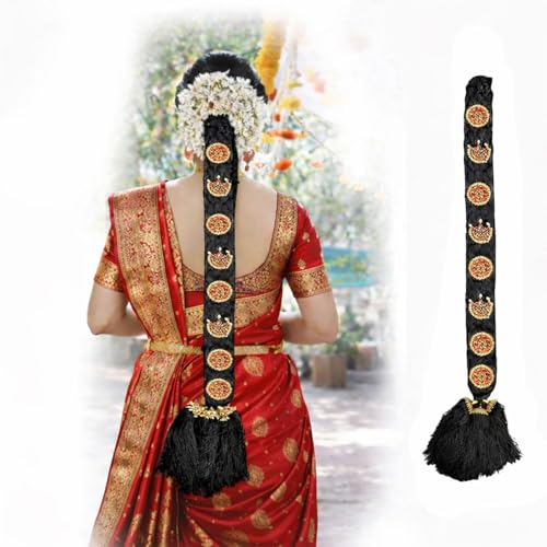 VAMA FASHIONS Traditional Pula Poola Jada Billalu Hair Choti Orna...
