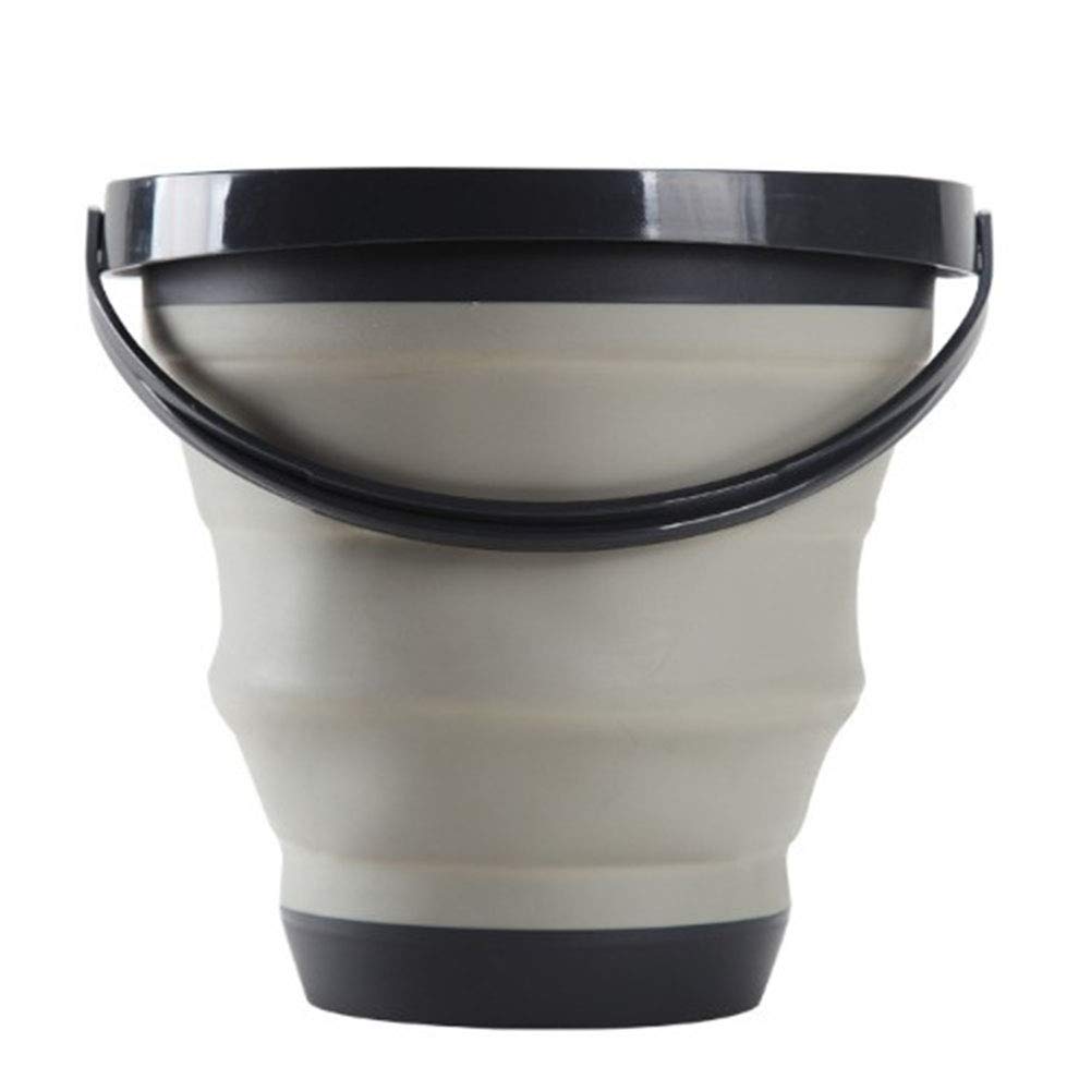 Seau en Plastique Pliant - Cuve carrée Pliable - Seau d'eau pour la pêche Portable - Camping en Plein air Peu encombrant, Attente de pêche