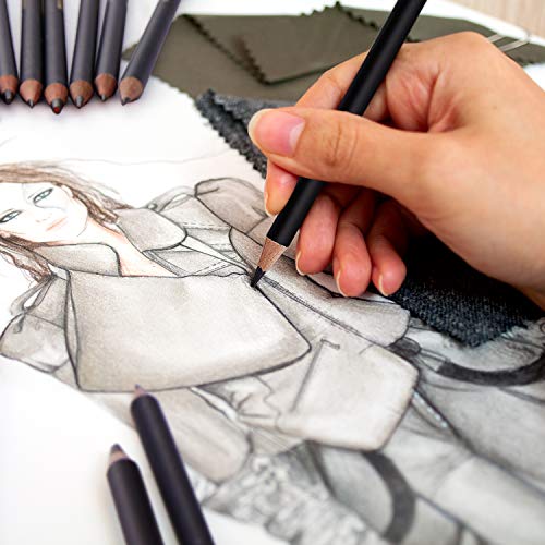 Markart DE-PEN-11H-1104 Professional Drawing Sketching Pencil Set - 14 Pieces,Graphite,(12B - 4H), Ideal For Drawing Art, Sketching, Shading, Artist Pencils thumb #7