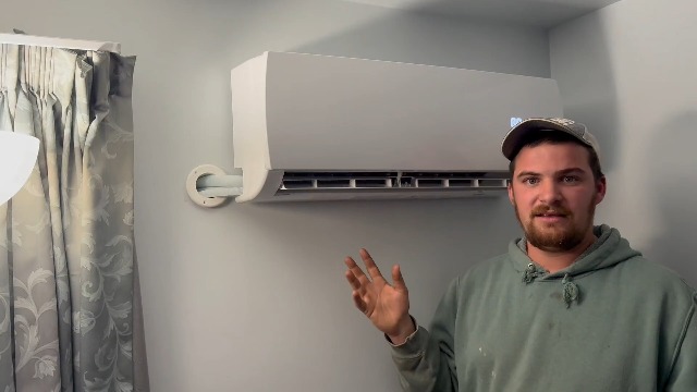 Image of MEPTY 9000BTU Mini Split AC /Heating System, 19 SEER2 Energy Efficient Mini Split Air Conditioner with Heat Pump, 110V Cools Up to 450sq.ft, Ductless Inverter AC Unit with Pre-Charged Condenser