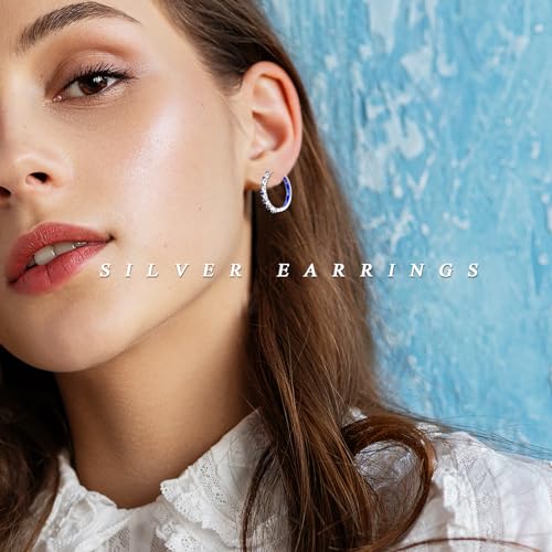 Earrings for Women 925 Sterling Silver Evil Eye Stud Earrings Blue Round Stud Jewelry Fashion Simple Studs 7mm4