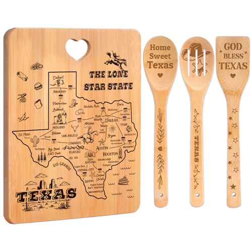 Texas Gifts Cutting Board Set, Christmas Gifts, Texas Souvenirs, Texas