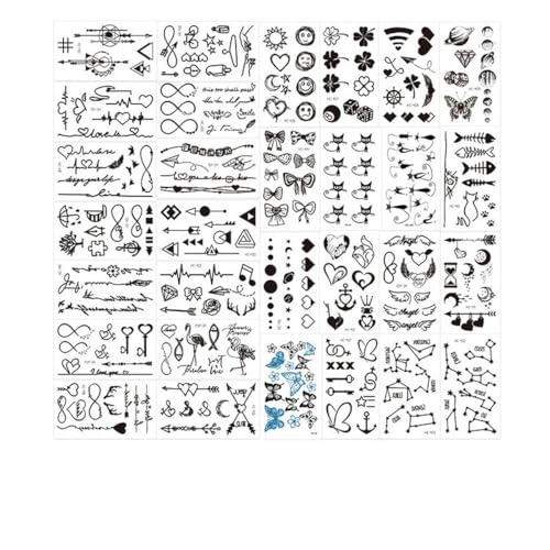 Fake Tattoos Temporäre Tätowierung Dunkle Serie...