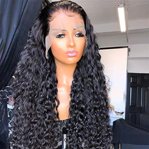 Perruque en dentelle lace front wig brésilienne 28 pouces cheveux bouclés