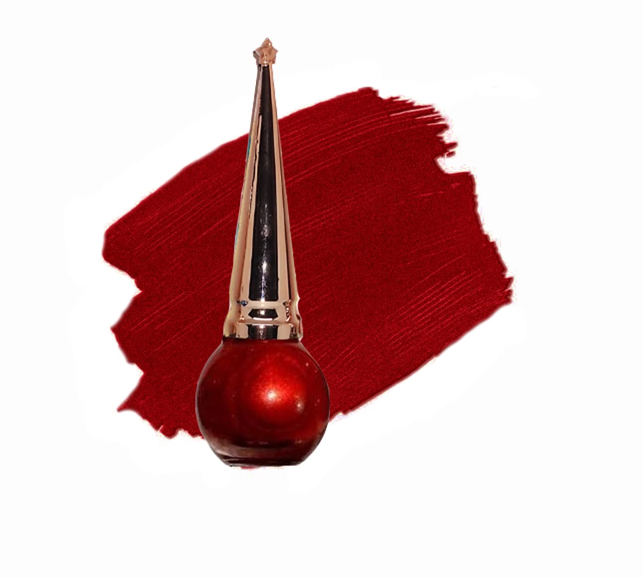 Bigwig Eyeliner,RED Metallic Finish | Long Lasting, Water Proof, Smudge Proof,Vegan & Cruelty Free, Easy Application, Liquid Eyeliner 10ml-image-49