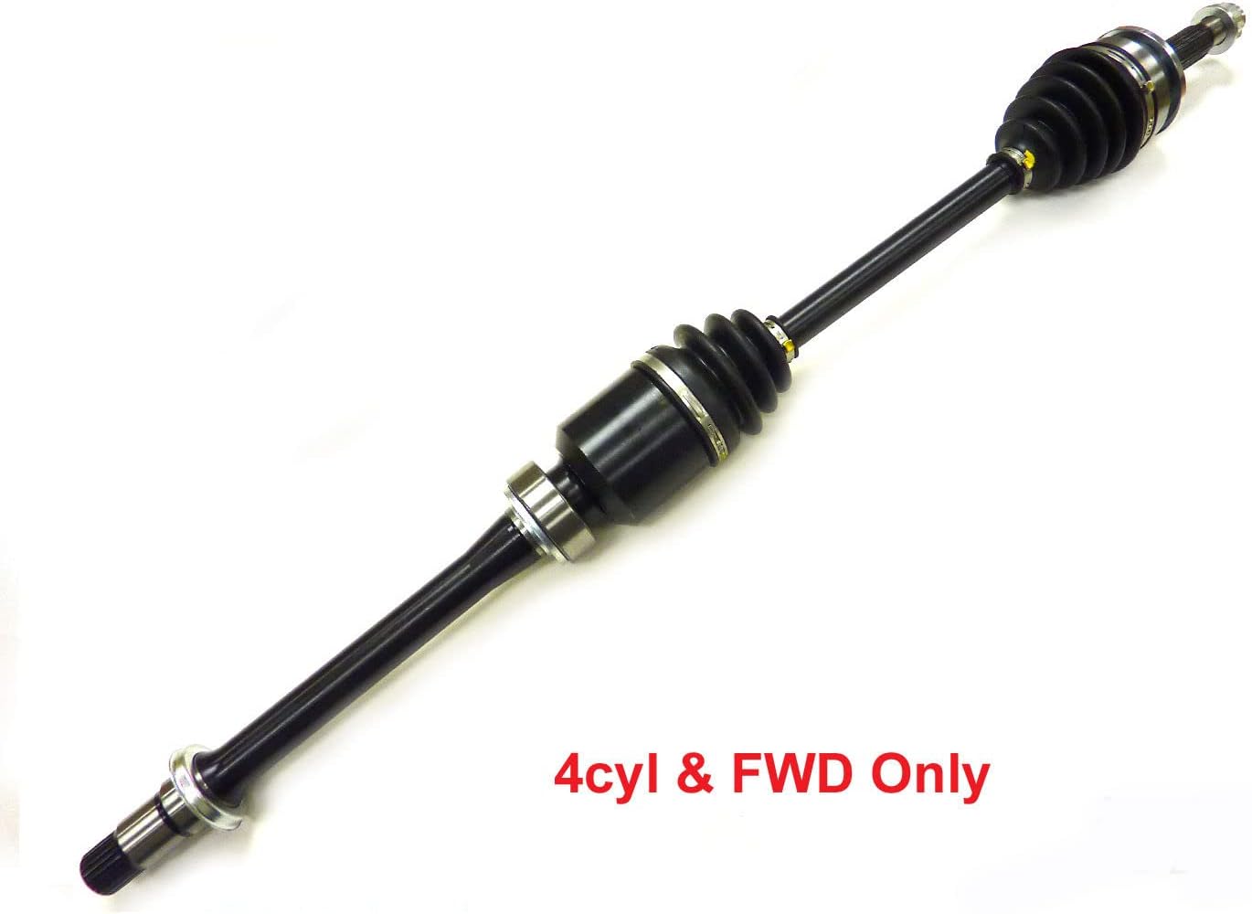 DTA 2 New Front CV Axles (Drive Axle Assembly) Compatible with 2006-2012 RAV4, 4cyl FWD Only - Will NOT Fit V6 or AWD
