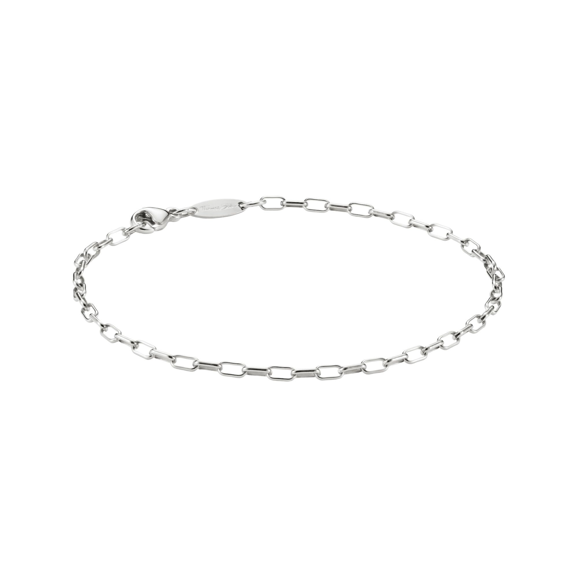 Thomas Sabo Charm bracelet paperclip silver Recycled 925 Silver
