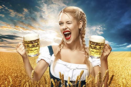 Burns Glass German Style 19 Oz Dimple Beer Mug (Set Of One) #TOP3