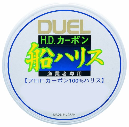DUEL フロロライン 3.5号 H.D.カーボン船ハリス 100m 3.5号 クリアー 船釣り H1269