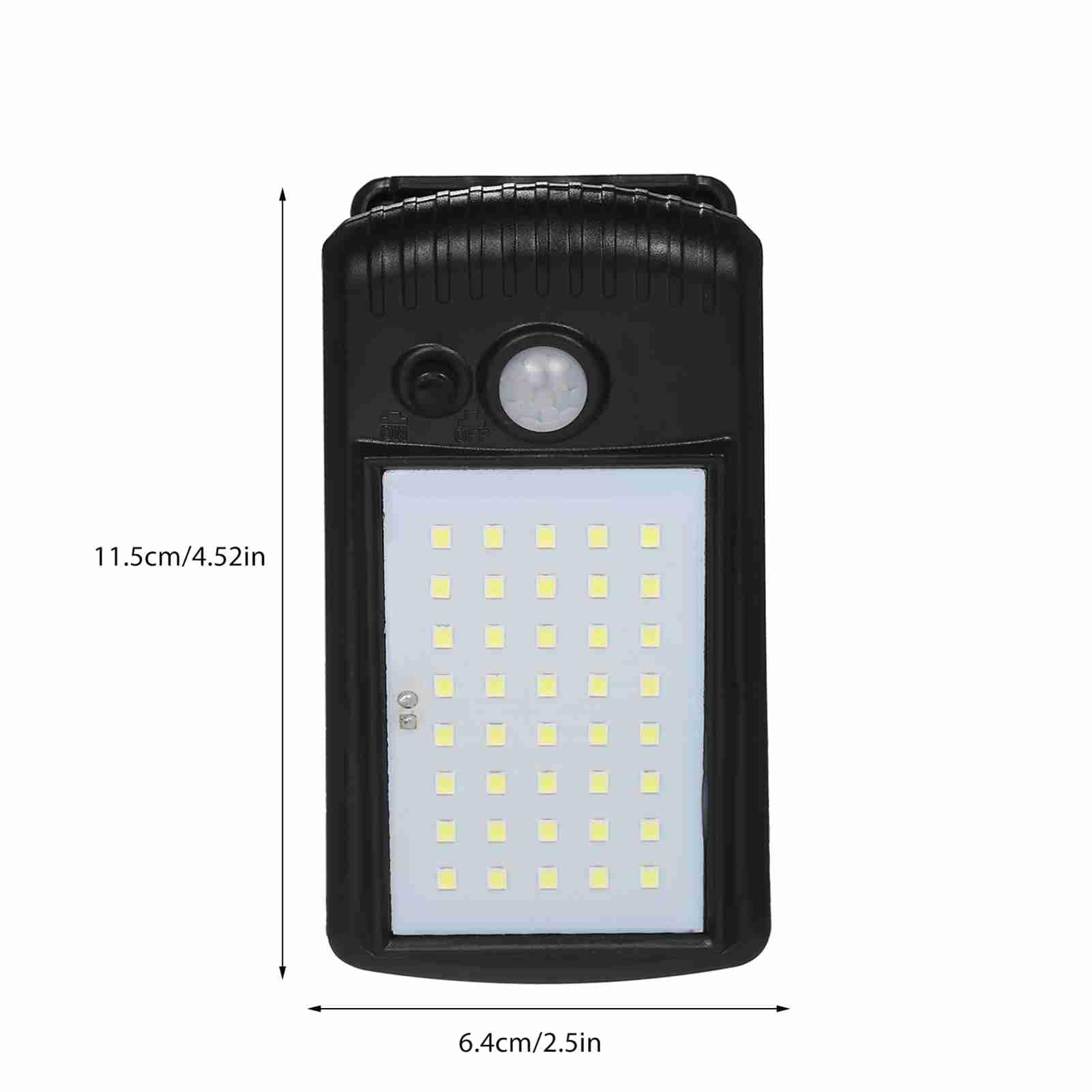 Beleuchten Sie Ihre Natur mit 4pcs Clamp/Holder auf Solarbewegungssensor Lichter IP65 mit 2 Lichtmodi und 40 LEDs (4PCS)