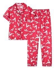 Red Christmas Reindeer(short Sleeve&pants)