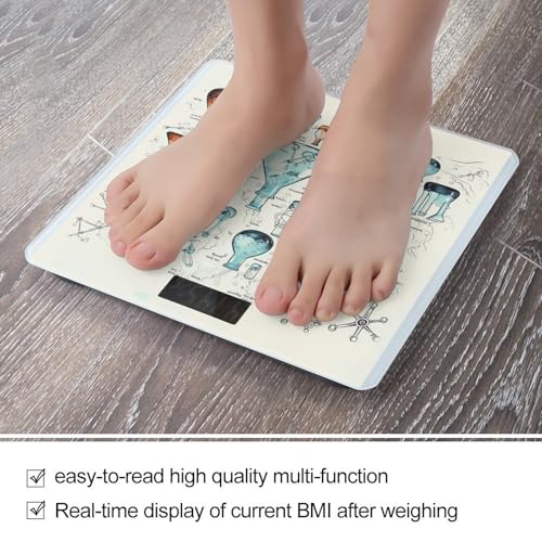 Balanza digital de baño con vidrio templado 400 lb miniatura 5