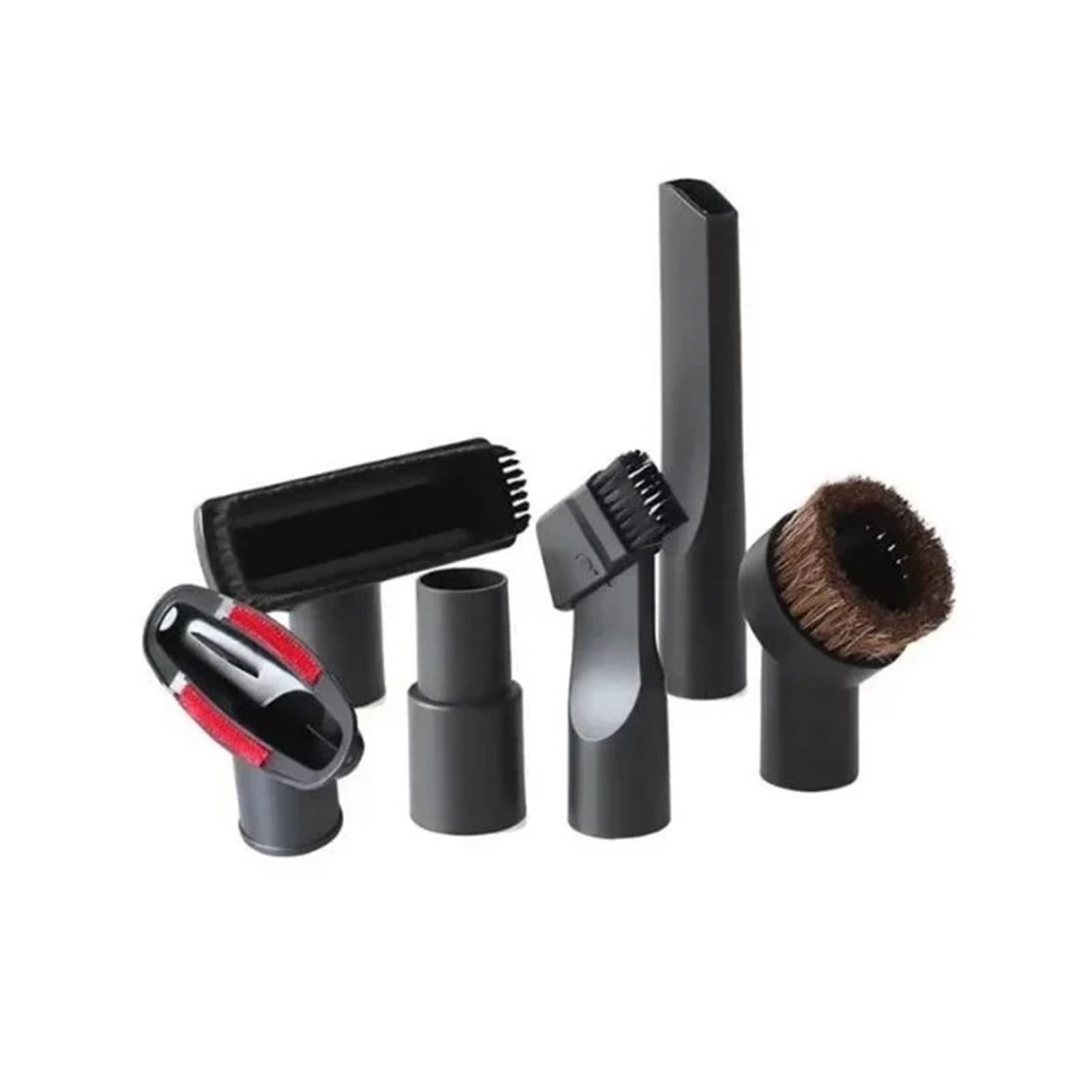 Boquilla de Cabezal de Cepillo for aspiradora con Adaptador de 32/35 mm. Piezas de Repuesto for colector de Polvo en Ranuras. Accesorio de Repuesto for aspiradora.(6Pcs)