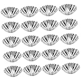 Photo Gallery vicasky 20 pezzi stampi muffin in acciaio inossidabile antiaderenti resistenti temperature per dolci budino e crostate per cucina casa ristorante e Photo Gallery vicasky 20 pezzi stampi muffin in acciaio inossidabile antiaderenti resistenti temperature per dolci budino e crostate per cucina casa ristorante e