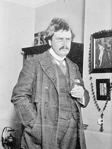 Impressions d'art mural GK Chesterton affiche haut de gamme 60x90cm