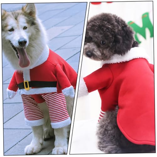 Disfraz para Perros Santa Claus KALLORY 5XL Rojo miniatura 4
