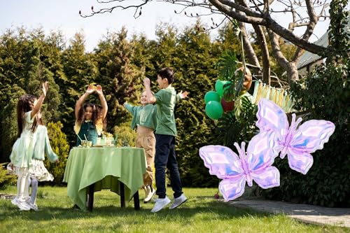 Image of PLAP Birthday Butterfly Party Balloons Party Decorate with Balloon Decorations (Purple)