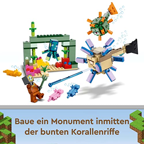 LEGO 21180 Minecraft Das Wächterduell, Unterwasser-Abenteuer, Kinderspielzeug ab 8 Jahren, Geschenk für Kinder, mit… – Bild 3