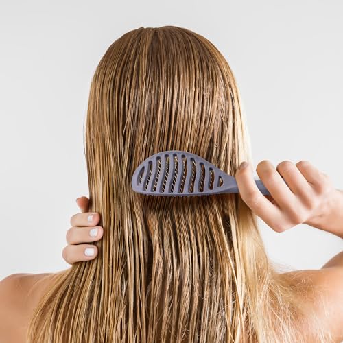 Beautypom Detangle Hair Brush - Effortless Knot Removal and Styling Hair Brush Women, Men, and Kids - Achieve Healthy, Gorgeous Hair with Ease, Elegance, and Innovative Design - Purple - Image 8