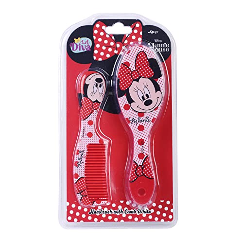 Minnie Mouse Hair Brush with Comb for Kids