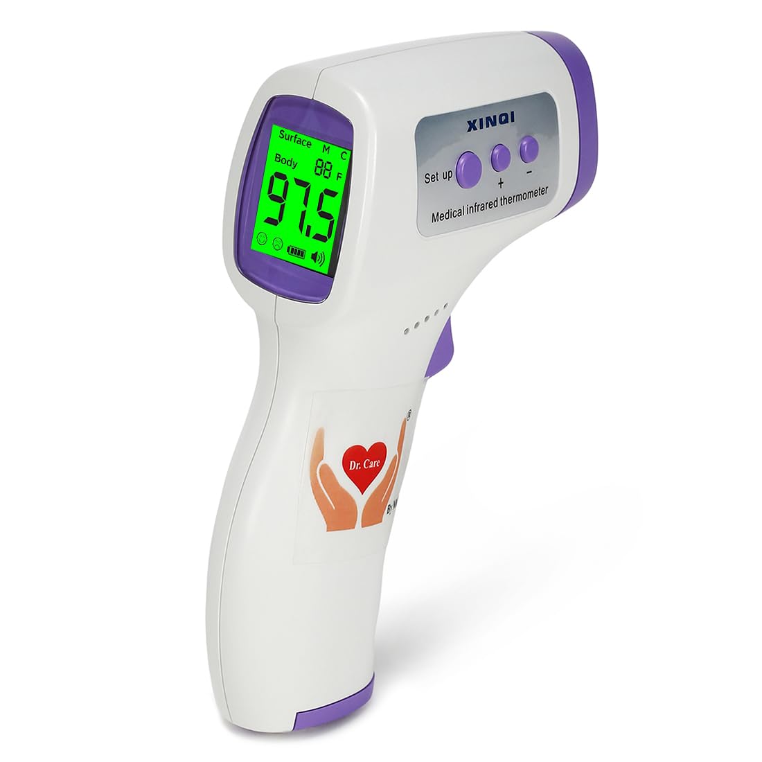 Dr. Care Digital Non-Contact Infrared Thermometer - Accurate and Convenient Body Temperature Measurement (White) Build with ABS Material (B0C9ZTR8KL) Amazon Price History, Amazon Price Tracker