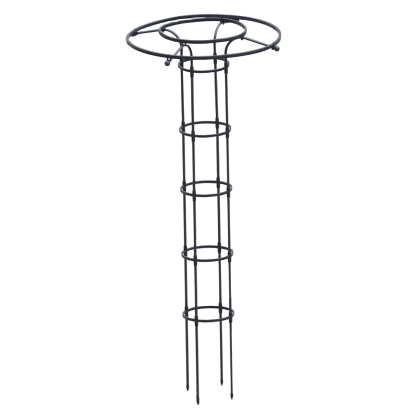 Bemonew Garden Obelisk for Climbing Plants, 71 Inch Adjustable Plant Trellis, Metal Flower Trellis for Potted Plants Outdoor