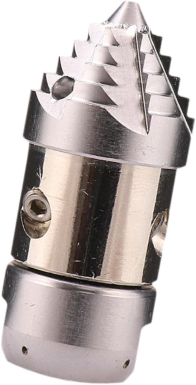 下水ジェットノズル 3/8inch BSP 回転式下水ジェットホースノズル スチールコネクタ 40L