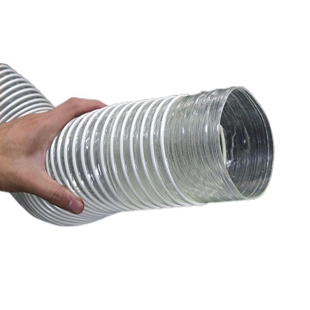 Manguera de alambre acero transparente, 2 metros diámetro interior 70 mm PVC Tubo corrugado succión roscada Herramientas