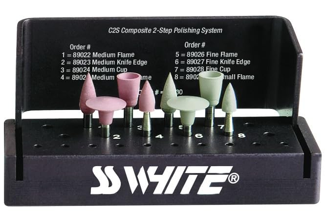 SS White 89030 Jazz C2S Composite Polishing System Assorted Kit
