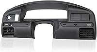 Vista 8 de PIT66 Cubierta de bisel para panel de salpicadero, compatible con Ford F150 F250 F350 1992-1997 cubierta de tablero