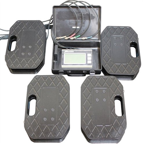 Proform 67650 Vehicle Scale System Kit with 14-1/2' x 9-1/2' x 2-1/2' 4-Scale Pads - 1,250 lbs. Capacity Per Scale
