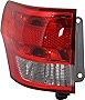 Evan Fischer Driver Side, Outer Tail Light Compatible with 2011-2013 Jeep Grand Cherokee - CH2804100