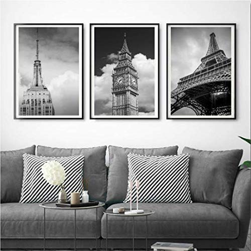 Set Of 3 City Prints, London, New York, Paris, City Wall Art, Wall Decor Print, Travel, Living Room Decor, Anniversary Gift, Birthday Gift #TOP14