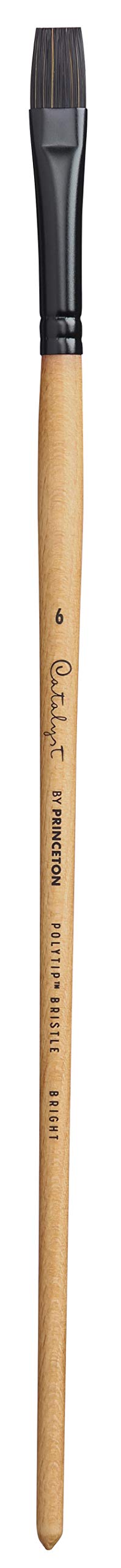 PRINCETON ARTIST BRUSH CO.Catalyst Series P6400 Flat Short Size 6 Long Handled