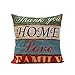 EIGRAMSET HOSL PCom03 Love Series Decorative Cushion Cover Square Throw Pillow Case Set of 6 - Love and Hope, Colorful, 44 * 44cm