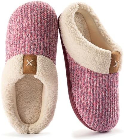 ULTRAIDEAS Women's Indoor Bedroom Slipper with Memory Foam, Gift ...