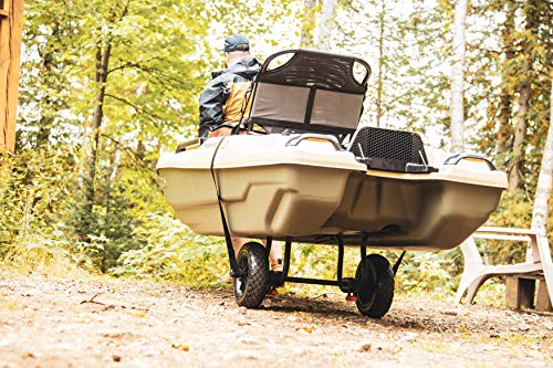 Image of Pelican Canoe Kayak and SUP Transport Cart Sport Deluxe Cart for Canoe, Kayak and SUP - Adjustable Width - 2 Height Positions - Airless Tires - Heavy Dutty and Resistant - Easy to Assemble