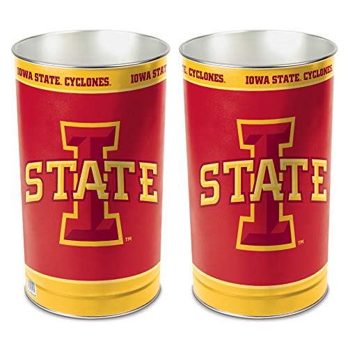 Cesta de residuos NCAA Iowa State Cyclones para papeleras de oficina y cuartos de fans