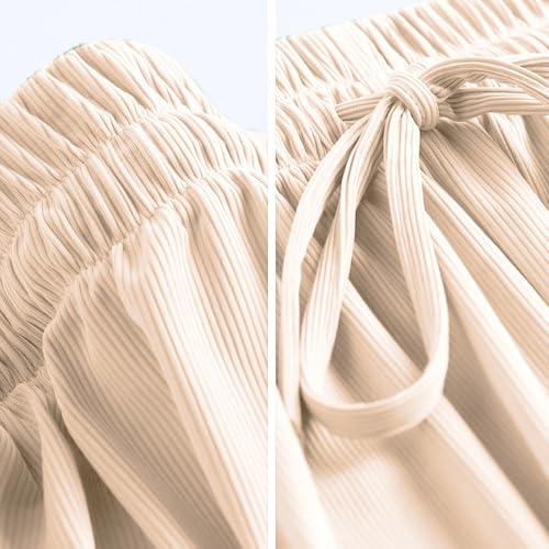 Girls Wide Leg Palazzo Pants Lightweight Flowy Stretchy Pants Kid Loose Comfy Trousers Straight Leg Activewear with Pockets4