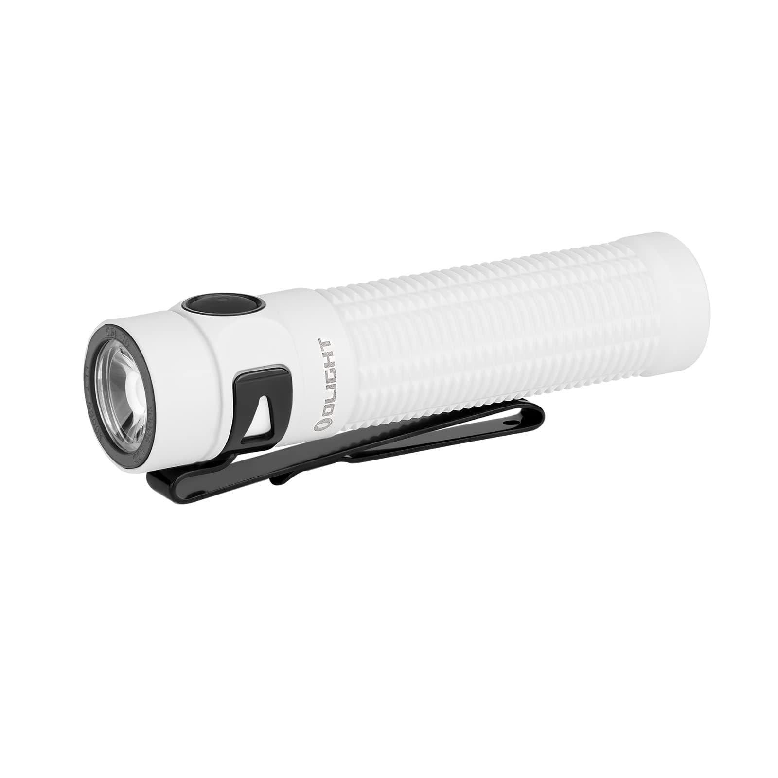 OLIGHT Baton3 Pro 1500 Lumens Rechargeable EDC Flashlight Pocket Flashlight with L-Shape Stand, MCC3, IPX8 Waterproof Flashlight for Outdoor,Camping, Hiking, Walking(White)
