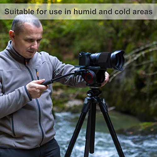 Objektivwärmer - Lens Dew Heater mit Temperaturregler, Tauentferner Linsenheizung Wärmer, Anti Tau Feuchtigkeit Nebel Kamera Teleskop, USB Objektiv Entnebelungsheizung mit Temperaturregler