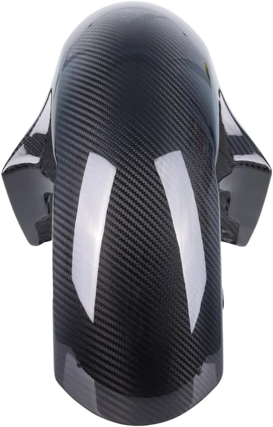 100% Real 3K Carbon Fiber Front Fender Guard Hugger Fit for Yamaha 2009-2023 R1 R1M R1S, 2017-2021 R6 Glossy Twill Weave