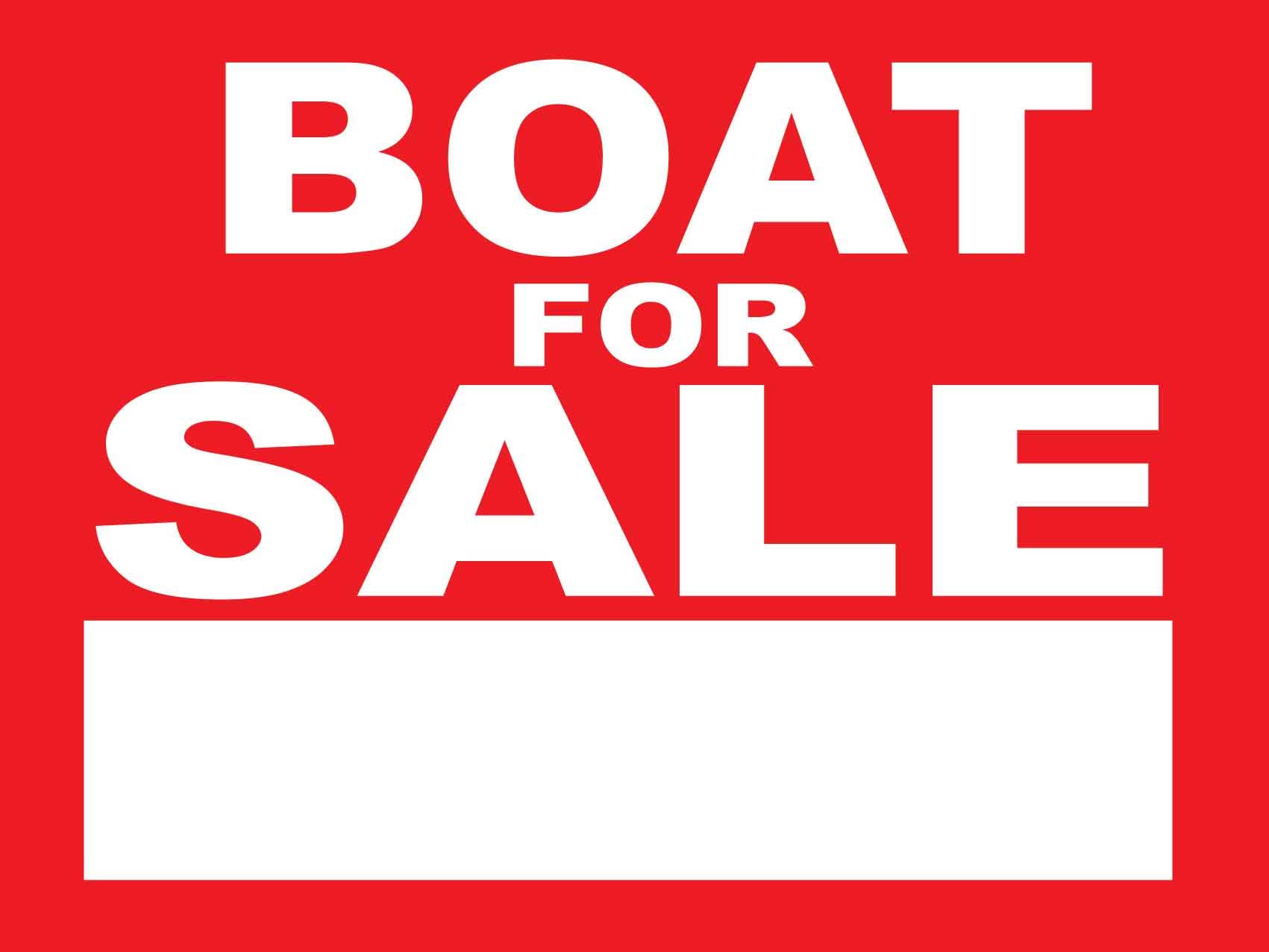 Signage Boat For Sale Sign Metal Tin Sign 12"X8"