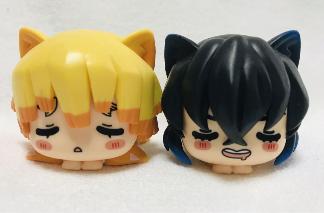 Amazon.co.jp: 鬼 滅 猫耳フィギュア 我妻善逸 嘴平伊之助 2点