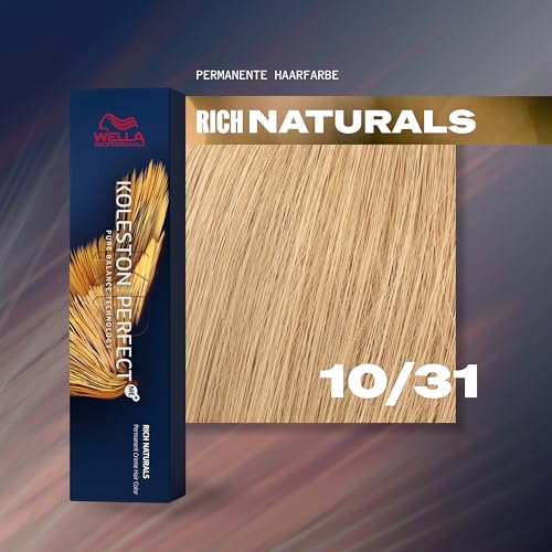 Wella Professionals KOLESTON PERFECT–10/31 Hell Lichtblond Gold‑Asch (60ml) – Ansicht 2