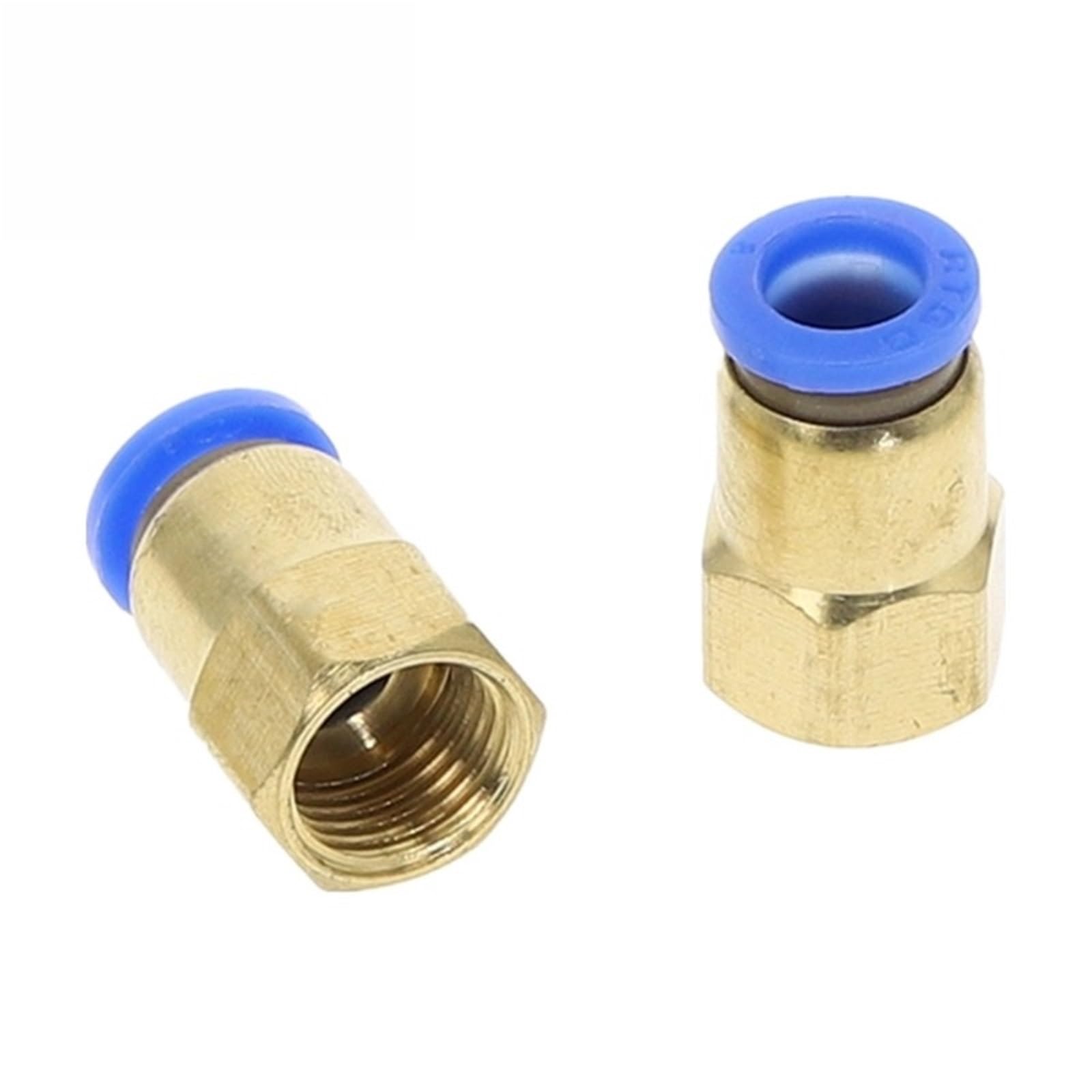 Raccordo per tubo dell'aria da 10 mm, 12 mm, 8 mm, 6 mm, connettore femmina (PCF-6 mm, 1/2")