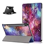 Fonction du Support à Rabat à trois volets: Couvercle avant à trois volets avec deux supports pour une visualisation vidéo mains libres et une expérience de frappe pratique.